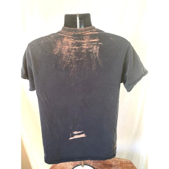 Skate and Destroy Bleach Distressed Graphic Tee Black XL - Picture 2 of 5